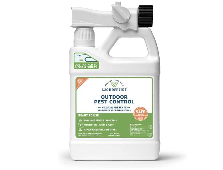 
Wondercide - Outdoor Pest Control Spray with Natural Essential Oils - Mosquito, Ant, Insect Repellent, Treatment, Killer - Safe Around Pets Kids 32 oz