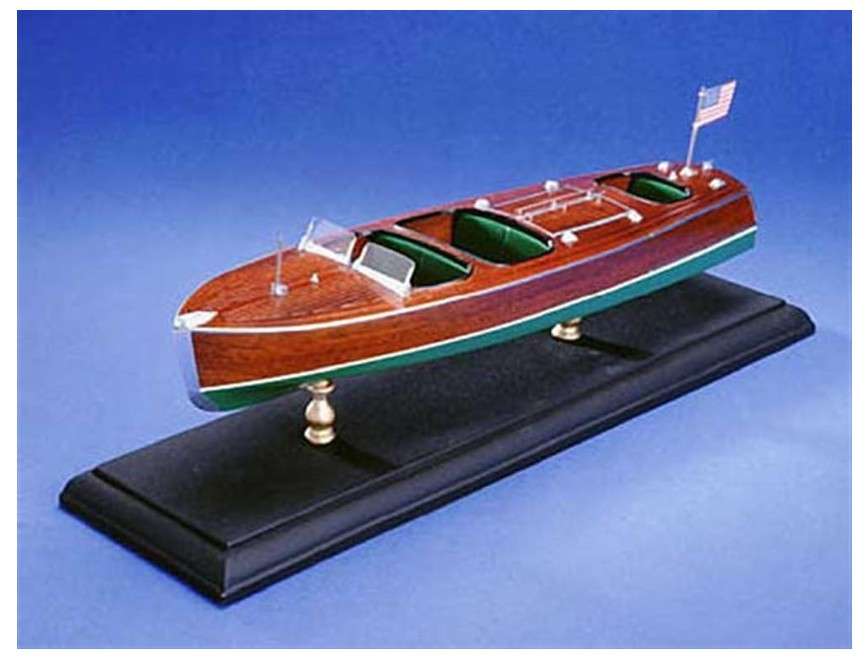 
Chris Craft Triple Cockpit Barrelback Wooden Boat Kit by Dumas