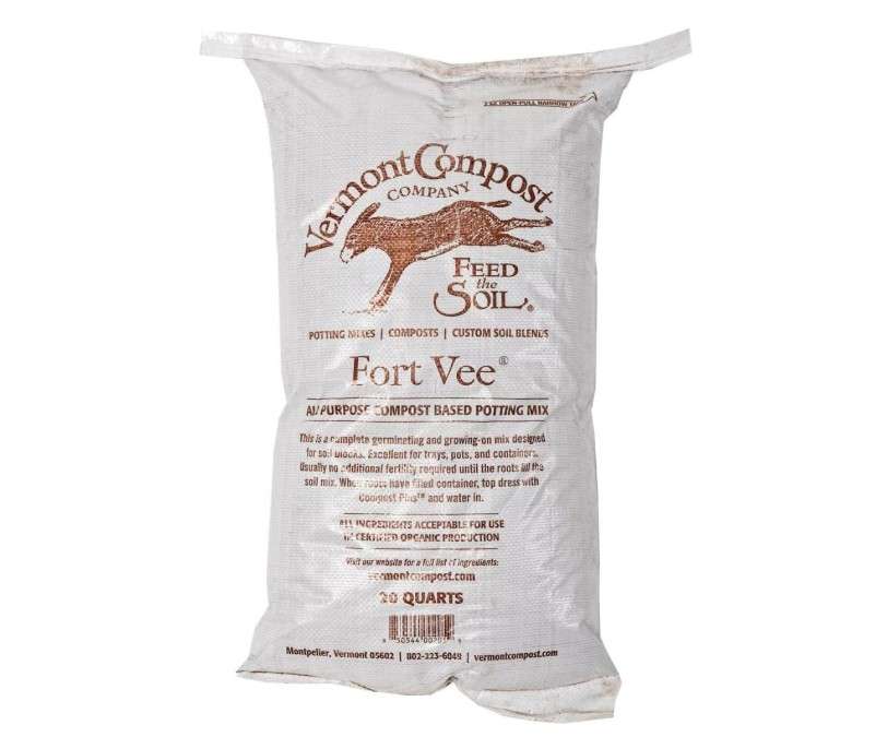 
Vermont Compost Company Fort Vee - Organic Potting Soil Mix | High-Nutrient Compost-Based Potting Soil for Indoor & Outdoor Container Seed
