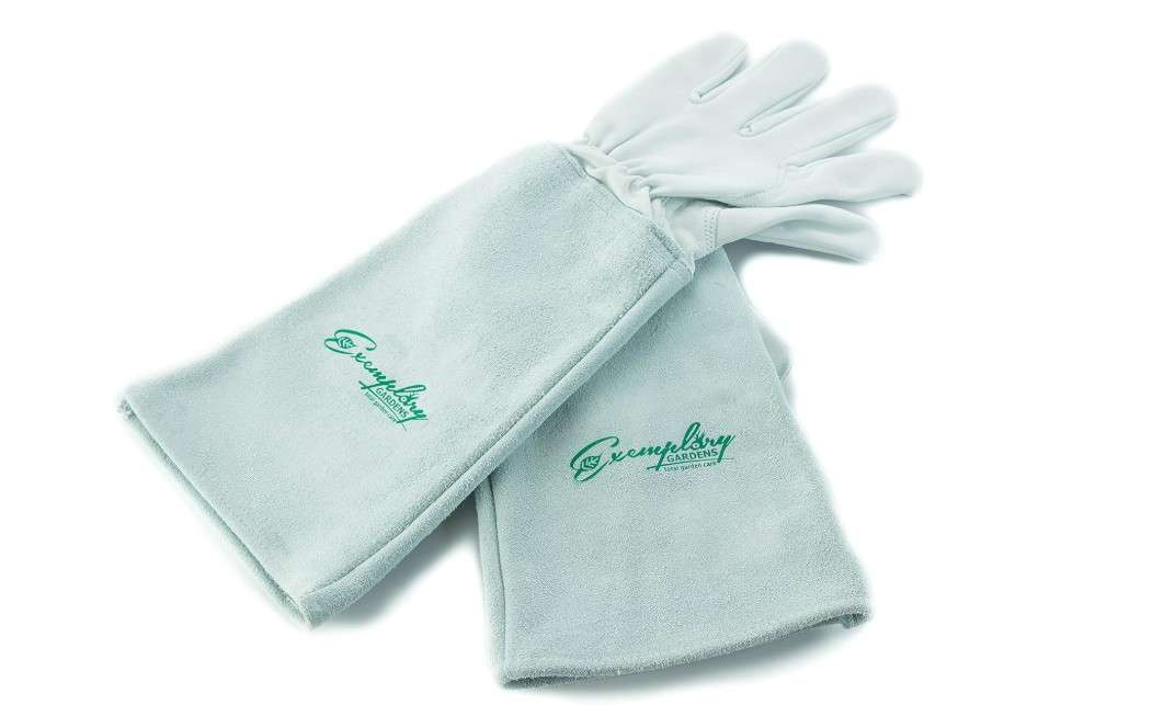 
Rose Pruning Gloves for Men and Women - Thorn Proof Goatskin Leather Gardening Gloves with Gauntlet (Medium，Natural)