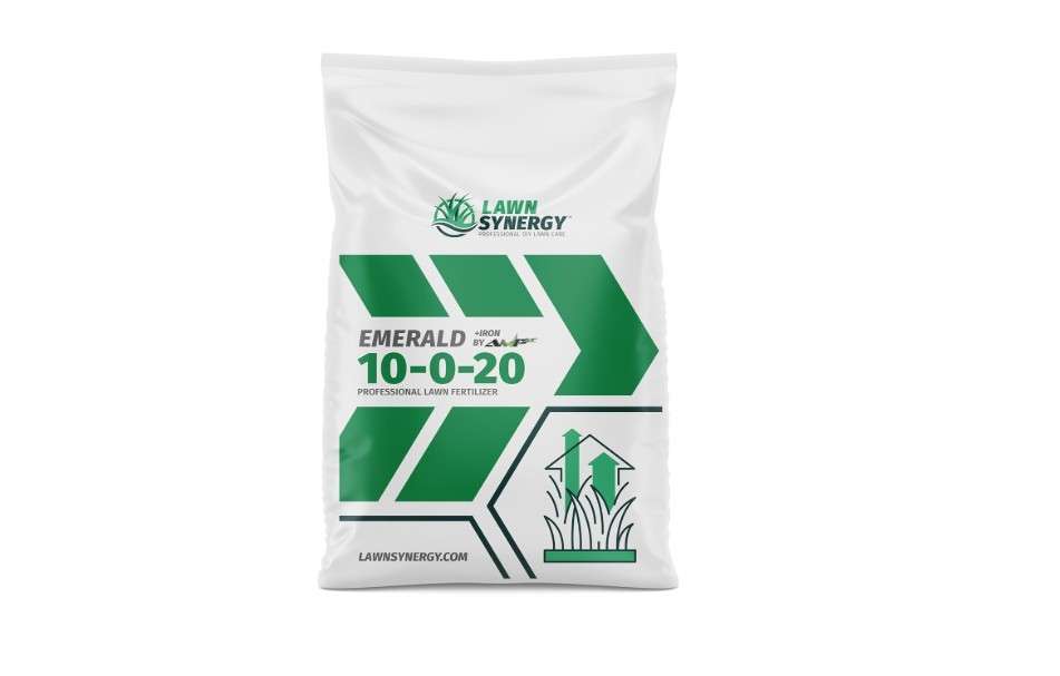 10-0-20 Emerald Lawn Fertilizer - 18 lbs. - Slow-Release Nitrogen (45% AccuBlu), Iron, & Nutrace Micronutrients - Dark Green Lawn for Tall Fescue, St....