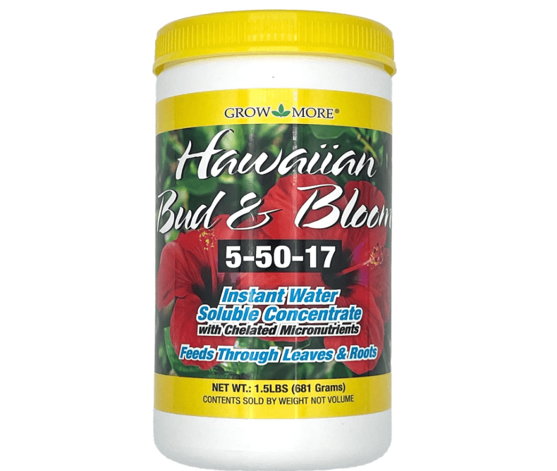 
Grow More Urea-Free Hawaiian Bud and Bloom 5-50-17 Fertilizer - 1.5lbs of Water Soluble Bloom Booster Fertilizer for Flowers - High Phosphorus 