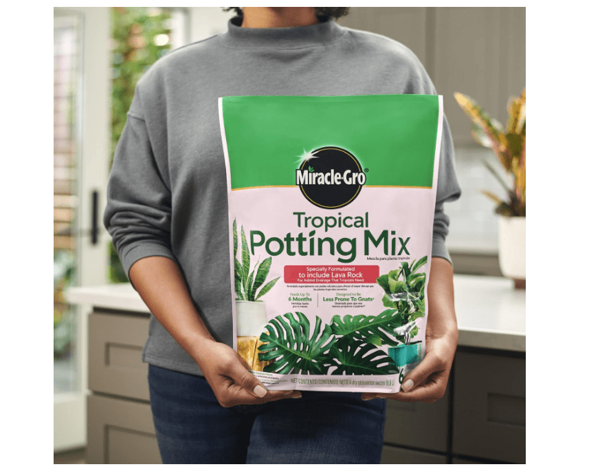 
Miracle-Gro Tropical Potting Mix - Growing Media for Tropical Plants Living in Indoor and Outdoor Containers, 6 qt. (4-Pack
