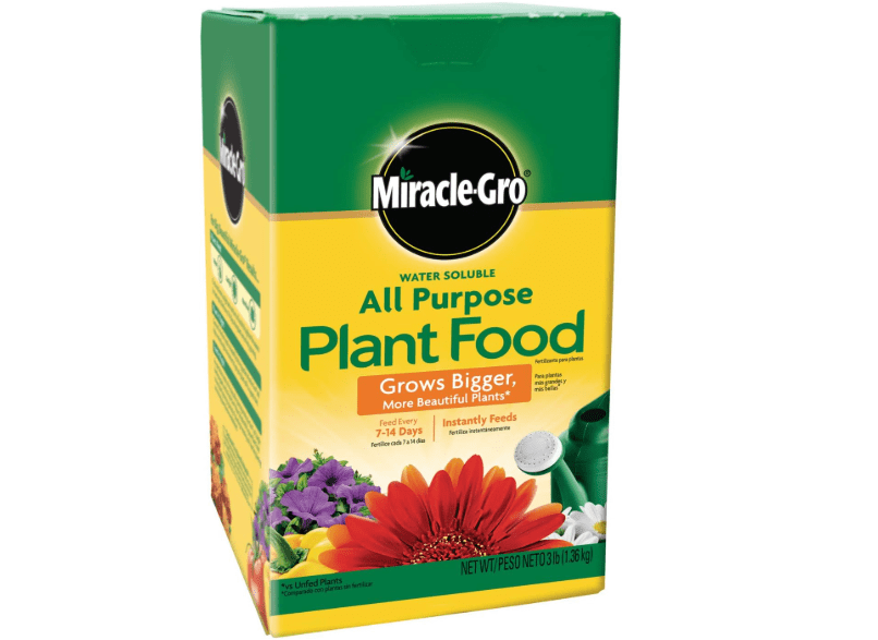 Miracle-Gro Water Soluble All Purpose Plant Food, Fertilizer for Indoor or Outdoor Flowers, Vegetables or Trees, 3 l