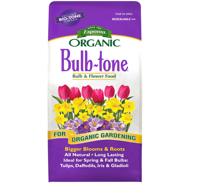 Espoma Organic Bulb-Tone 3-5-3 Natural & Organic Fertilizer and Plant Food for All Spring and Fall Bulbs. 4 lb. Bag. Use for Planting & Feeding