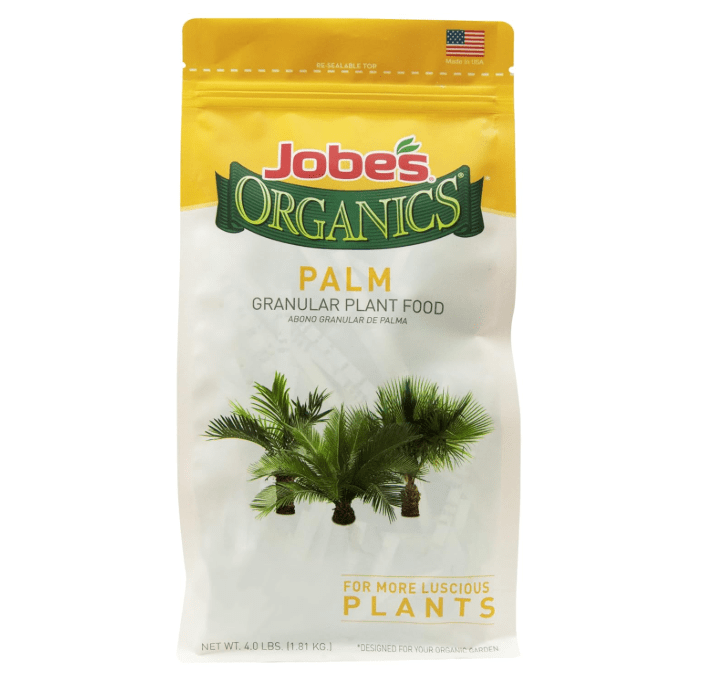 Jobe’s Organics Granular Fertilizer, Organic Fertilizer for Palm Trees and Plants, 4 lbs Bag Style