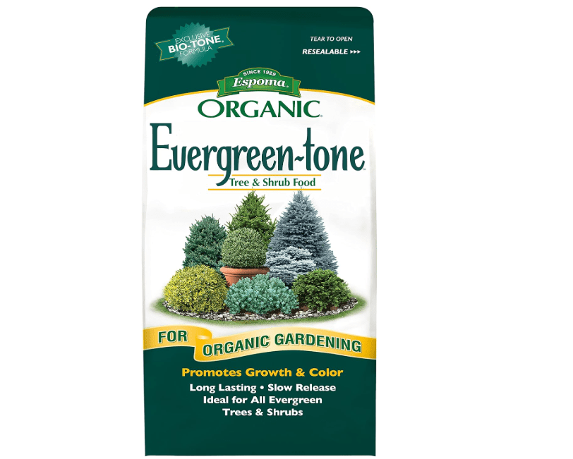 
Espoma Organic Evergreen-Tone 4-3-4 Natural & Organic Fertilizer and Plant Food for Evergreen Trees & Shrubs. 8 lb. Bag. Use 