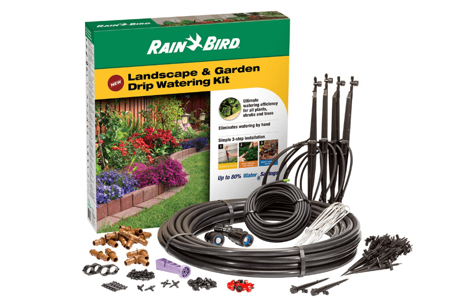 
Rain Bird LNDDRIPKIT Drip Irrigation Landscape/Garden Watering Kit with Drippers, Micro-Bubblers,