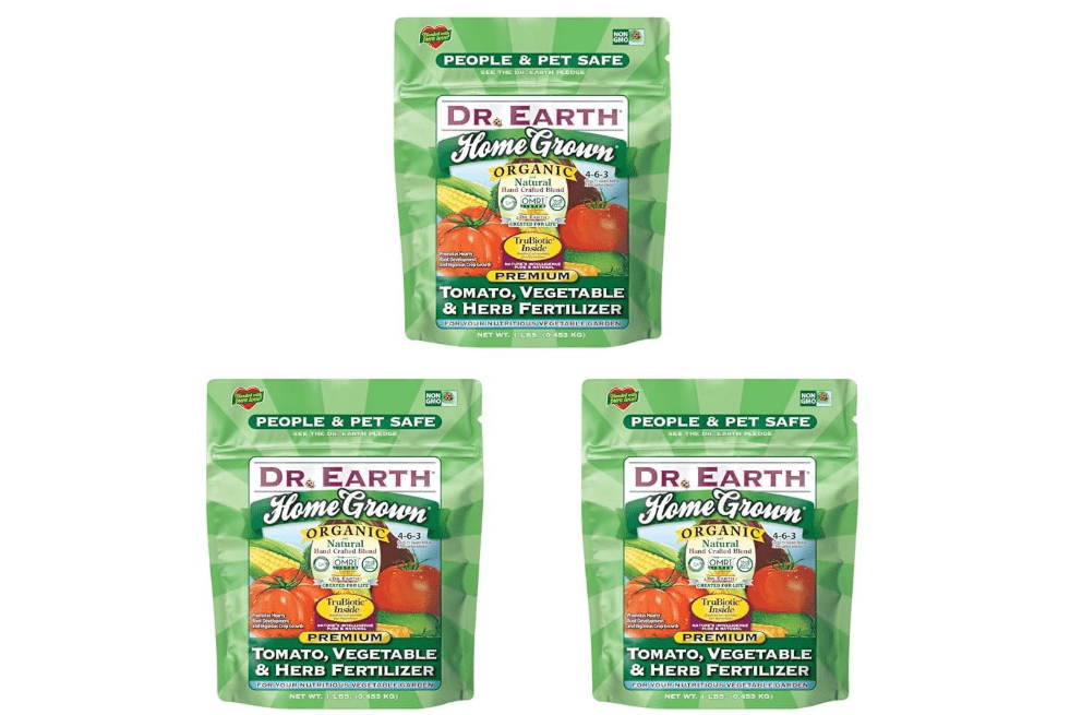  Dr. Earth 73416 1 lb 4-6-3 MINIS Home Grown Tomato, Vegetable and Herb Fertilizer (Pack of 3) Size:Pack of 3
