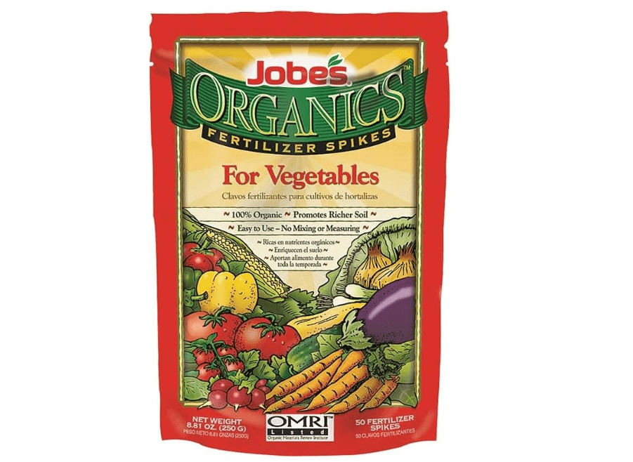  Jobe's Organics Organic Fertilizer Vegetable Spikes