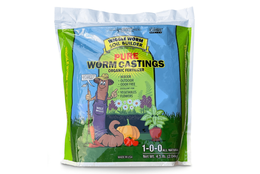 
Wiggle Worm 100% Pure Organic Worm Castings - Organic Fertilizer for Houseplants, Vegetables, and More