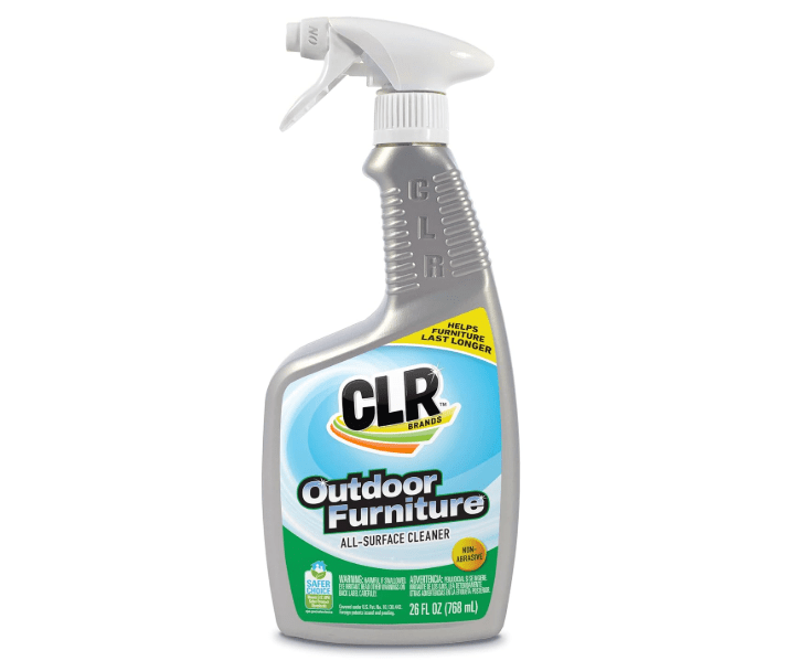 CLR Brands Outdoor Furniture Cleaner, 26 oz. Spray Bottle, Cleans Outdoor Surfaces, Remove Dirt and Grime from Fabric, Wood, Wicker, PVC, Plastic and More