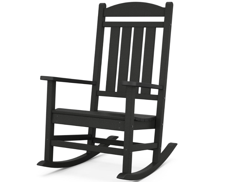  POLYWOOD Presidential Rocking Chair in Black