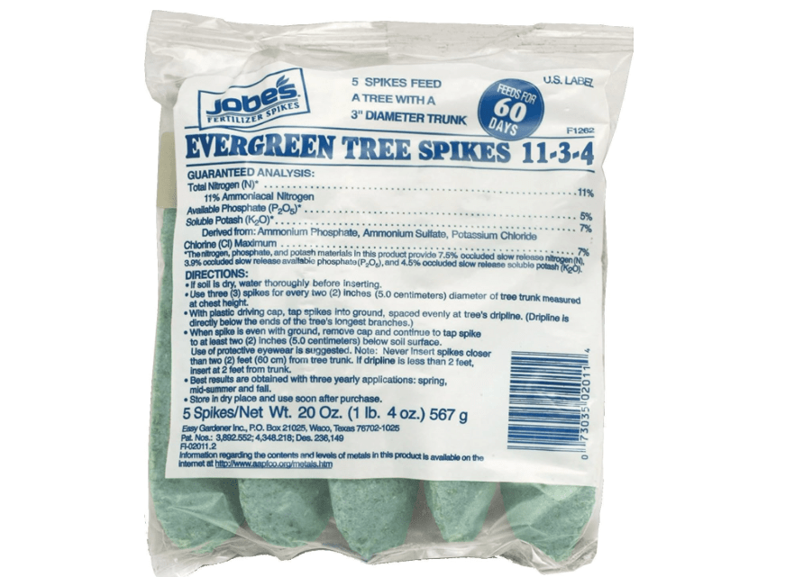 
Jobe'S Evergreen Fertilizer Spikes 11-3-4 