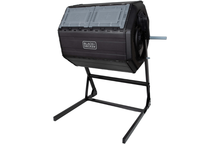 
BLACK+DECKER 40-Gallon Dual Chamber Compost Tumbler Outdoor (BDSTGA9701)