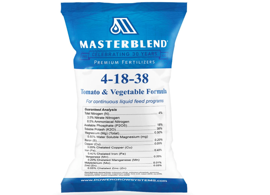 Masterblend Fertilizer 4-18-38 (1 pound)