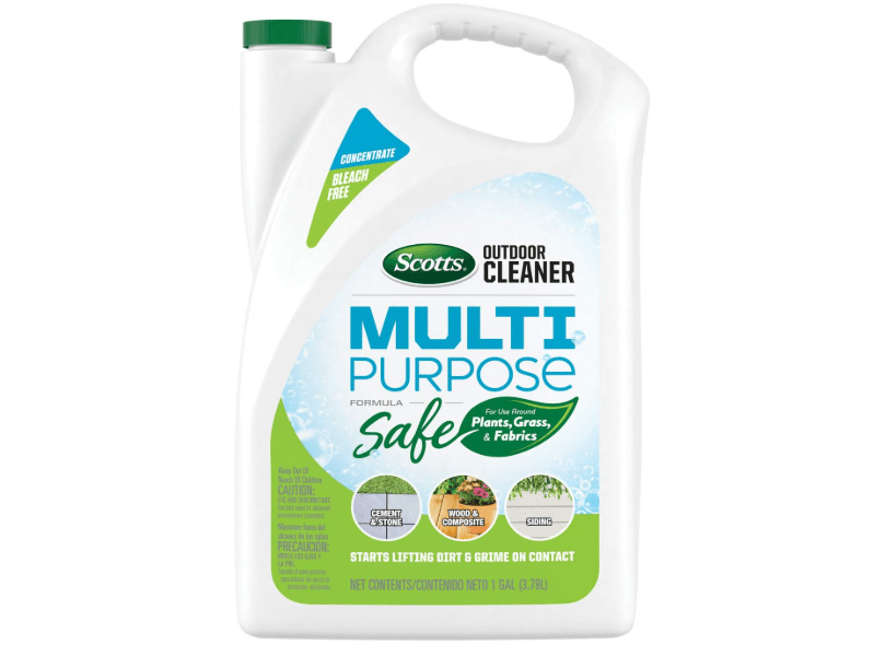 Scotts Outdoor Cleaner Multi Purpose Formula: Concentrate, Bleach-Free, Use on Decks, Siding, Stone and Patio Furniture,
