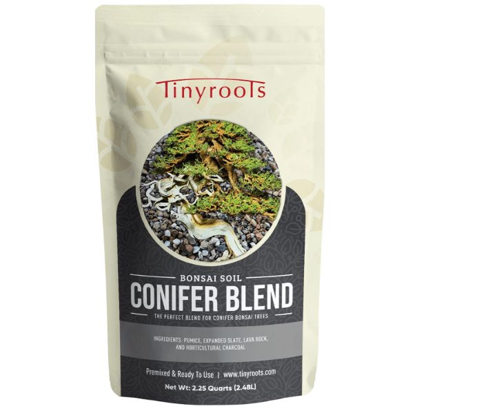 
Tinyroots Conifer Bonsai Soil Blend – 2.25 Quarts - Formulated and Pre-Mixed for Junipers, Japanese Black Pines, White Pines, Cedar, Cypress a