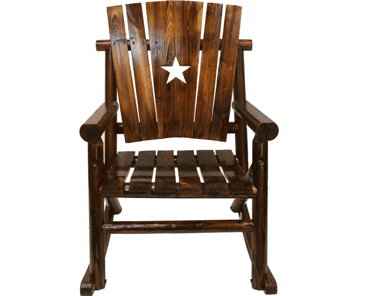 Char-Log Single Rocker with Star