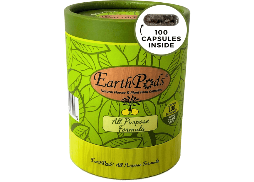 EarthPods® Indoor Plant Food Spikes – 100 Slow-Release Organic Fertilizer Capsules | Mess-Free Nutrition for Houseplants