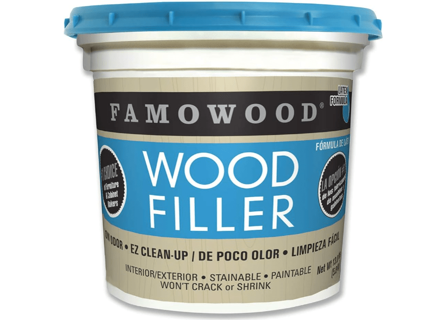 
FamoWood 40002142 Latex Wood Filler, Walnut, Net Wt 13.0 lb