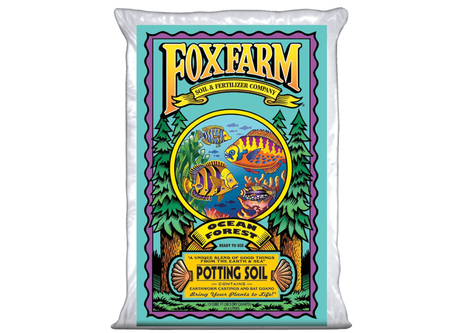 FoxFarm Ocean Forest Potting Soil, 1.5cu ft - Light, Aerated Texture, Designed for All Container Plants - pH Adjusted for Optimal