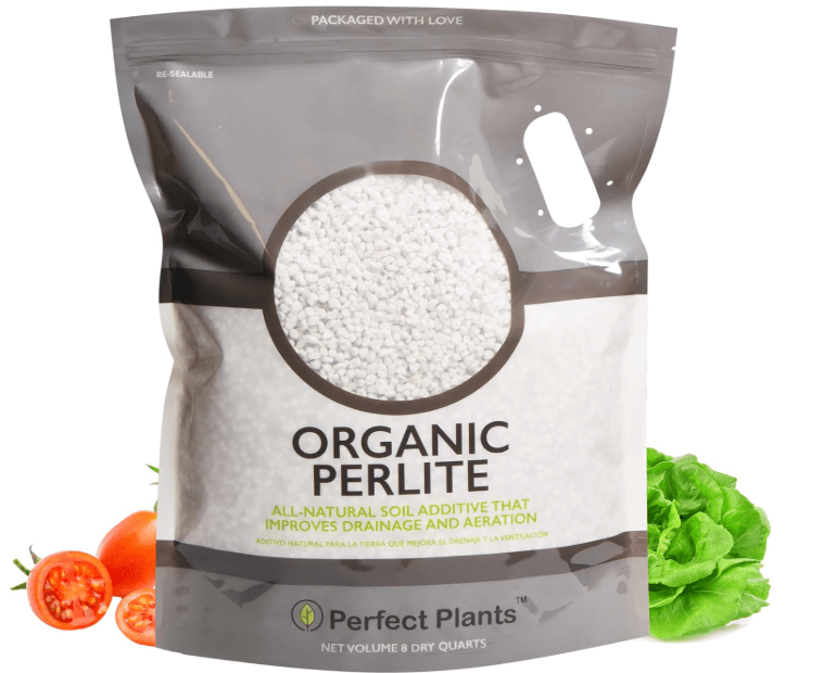 
Organic Perlite by Perfect Plants — Add to Soil for Indoor & Outdoor Container Plants for Drainage Management and Enhanced Growth