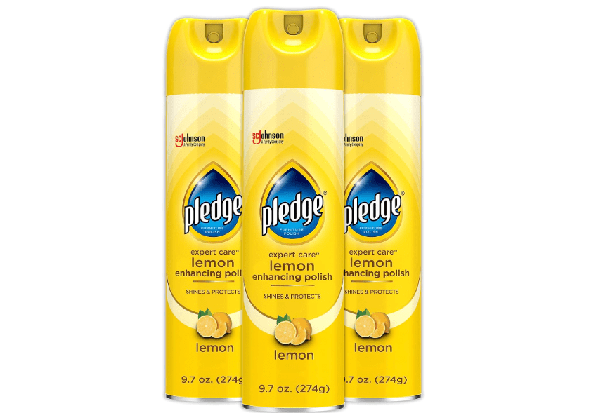 
Pledge Enhancing Polish, Furniture & Wood Spray, Lemon Scent