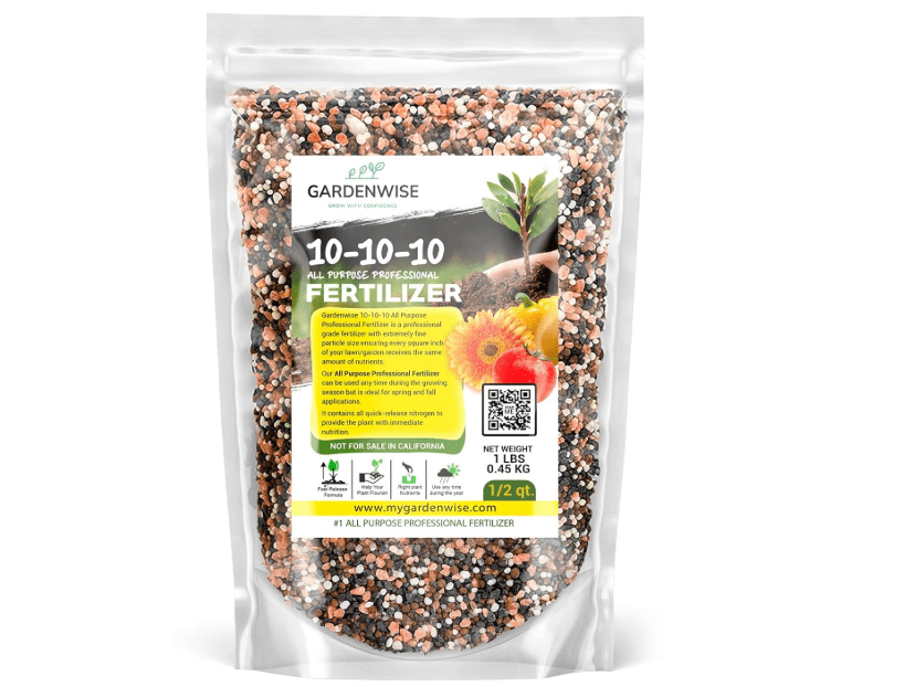 
10-10-10 Plant Fertilizer Slow Release - 10 10 10 All Purpose Granular Garden Fertilizer for Vegetables, Tomato, Arborvitae, Shrubs, Rose, Flowers