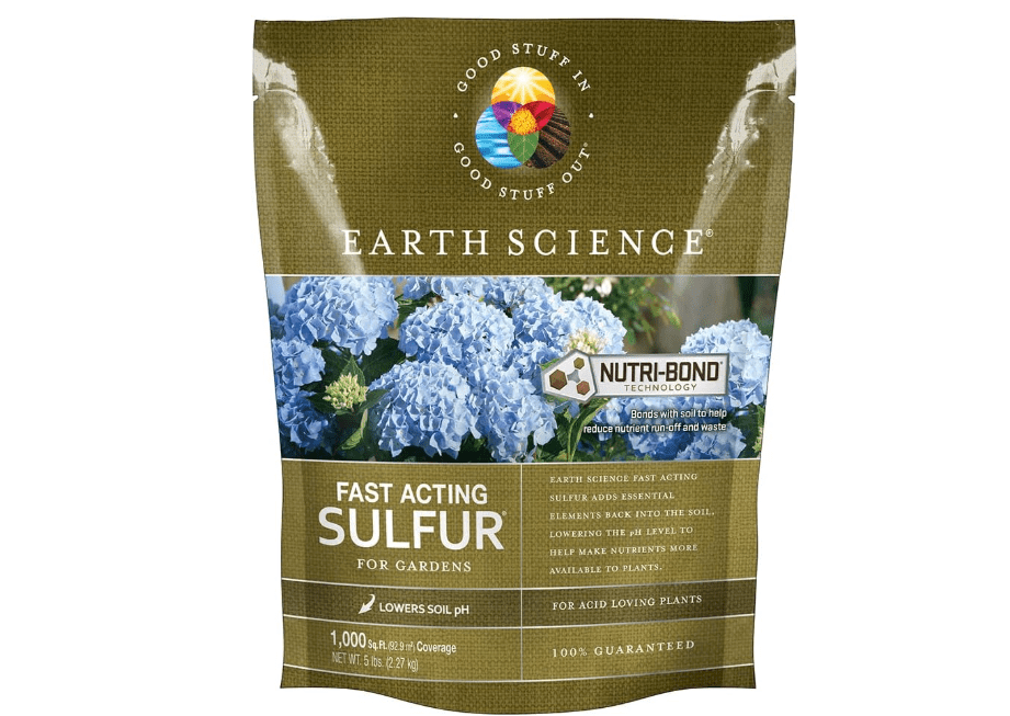 
Earth Science Fast Acting Sulfur – 5lb—Soil pH Reducer, Lowers pH Instantly, Reduces Nutrient Runoff, Improves Growth & Color for Acid-Loving Plants