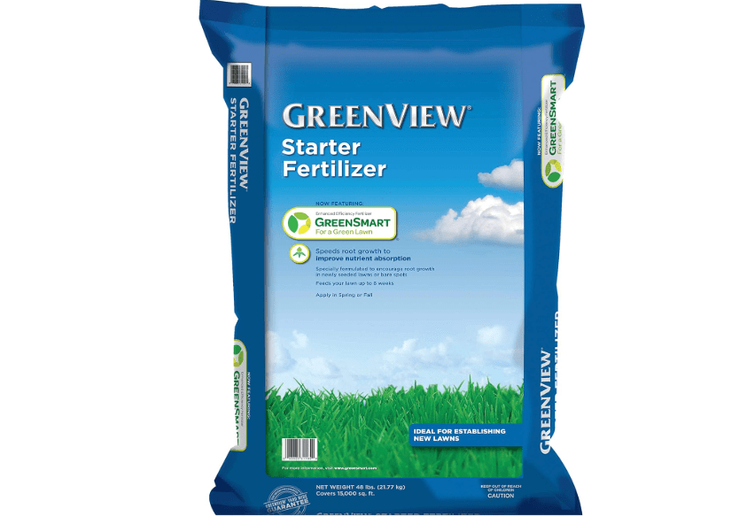  GreenView Spring or Fall Lawn Starter Fertilizer - 48 lb. Bag - Covers 15,000 sq.
