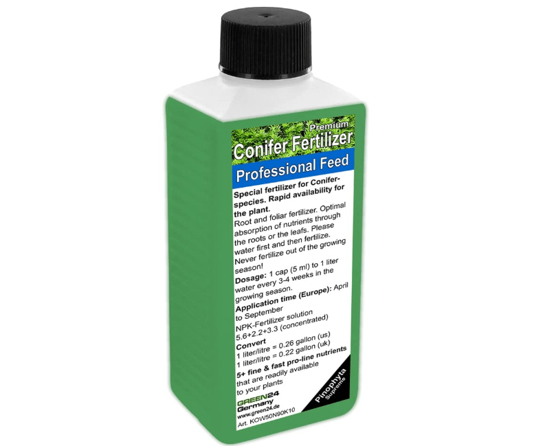 
Conifers Plant Food - Pinophyta Liquid Fertilizer HighTech NPK, Root, Soil, Foliar Fertiliser (Made in Germany