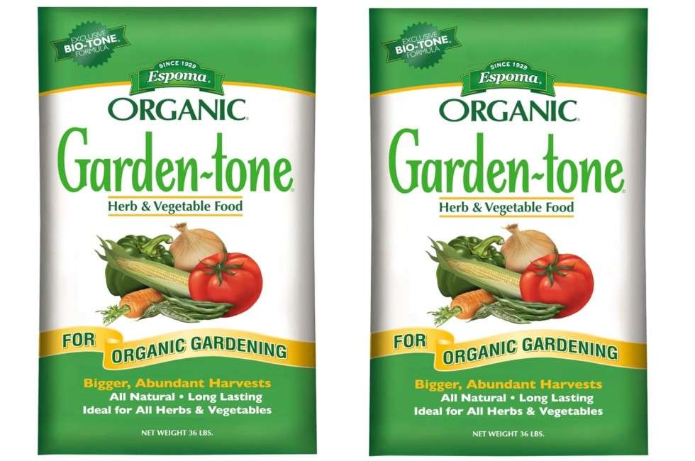 Espoma Organic Garden-Tone 3-4-4 Organic Plant Food for Cool & Warm Season Vegetables and Herbs, 18lb (Pack of 2)