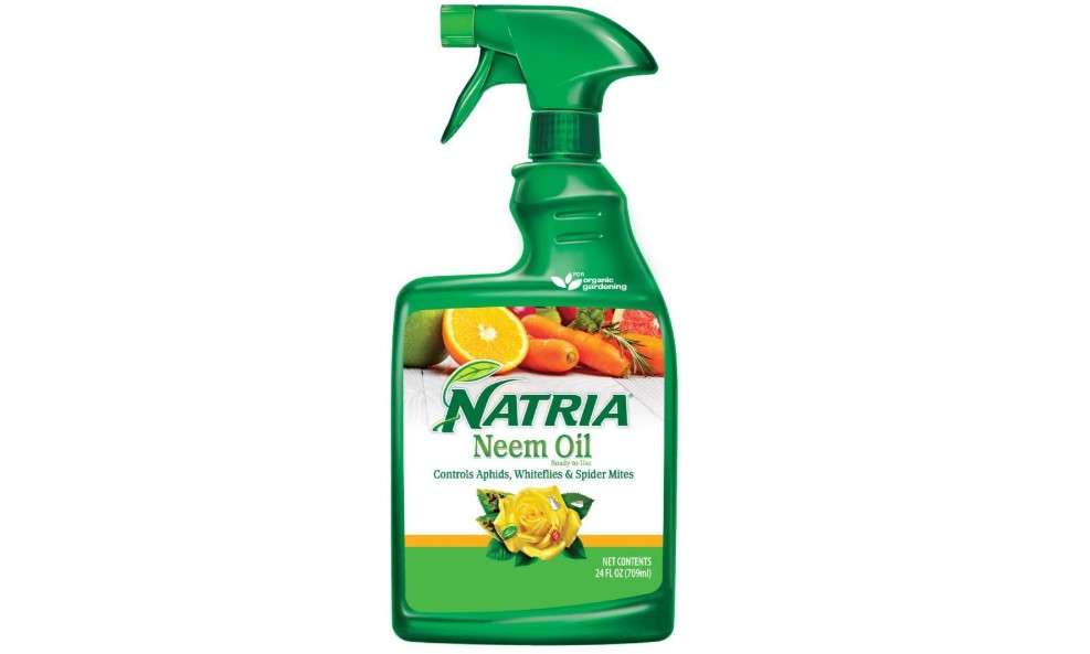  NATRIA Neem Oil Spray for Plants, Ready-to-Use, 24 Oz