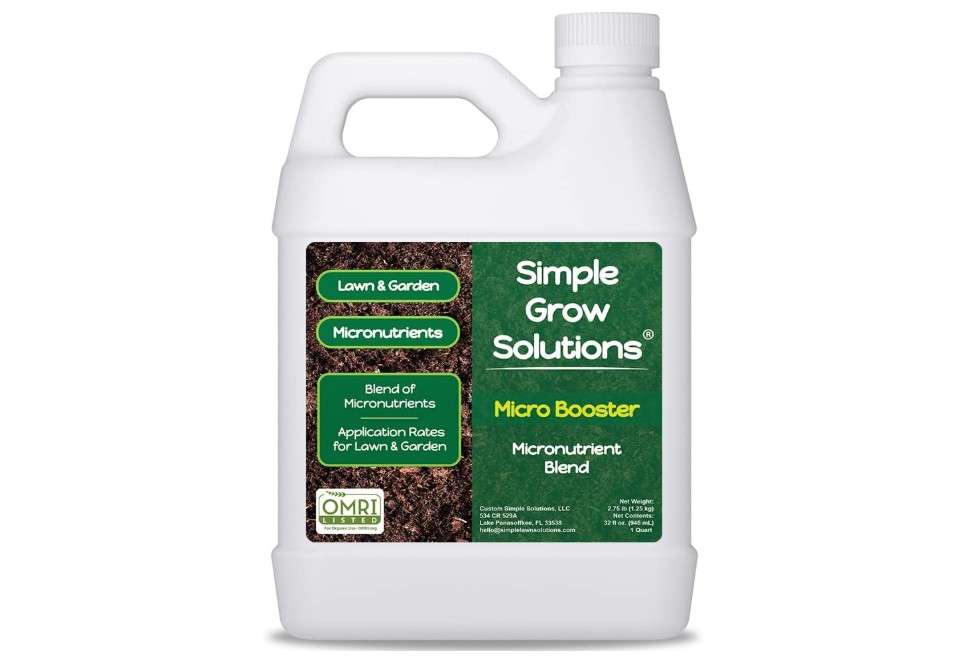 
Organic Micronutrient Booster- Complete Plant & Turf Nutrients- Simple Grow Solutions- Garden & Lawn Fertilizer- Grower, Gardener- Liquid Food 