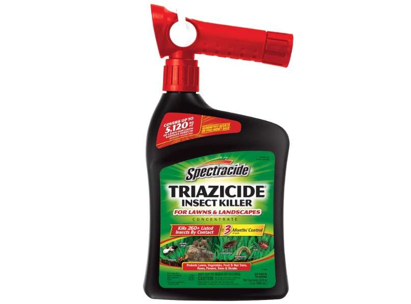 
Spectracide Triazicide Insect Killer For Lawns & Landscapes Concentrate (Ready-To-Spray), Protects Lawns, Vegetables, Fruit & Nut Trees, Roses