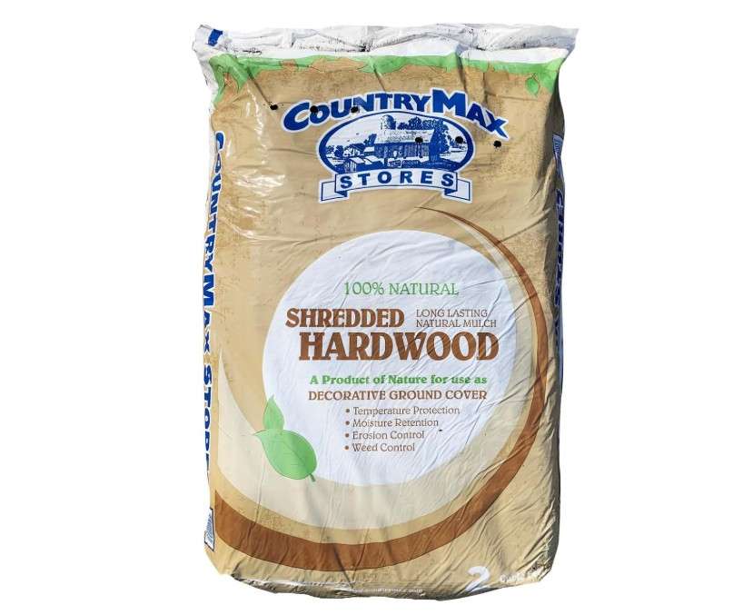
CountryMax Natural Shredded Hardwood Mulch, 2 Cu. Ft.