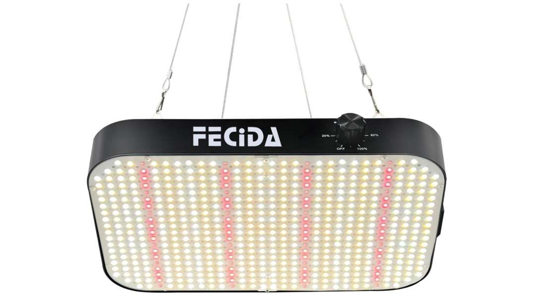 
FECiDA LED Grow Light Full Spectrum 65 Watt Actual Power, 2025 Upgrade High Output Dimmable Grow Lights for All Indoor Plants, Seed Starting, Seedlings