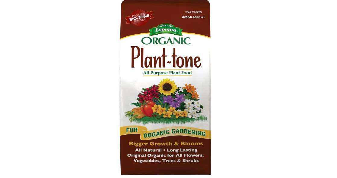  Espoma Organic Plant-Tone 5-3-3 Natural & Organic All Purpose Plant Food; 4 lb. Bag; The Original Organic Fertilizer for All Flowers, Vegetables, Trees,...