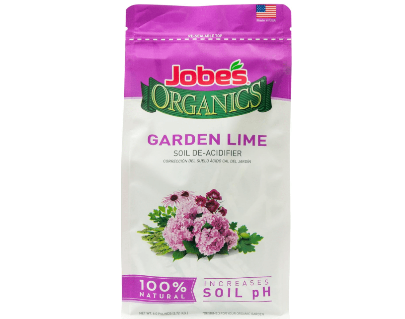  Jobe's Organics Garden Lime, Lime Powder Soil Amendment for Lawns, Plants, and Gardens, 
