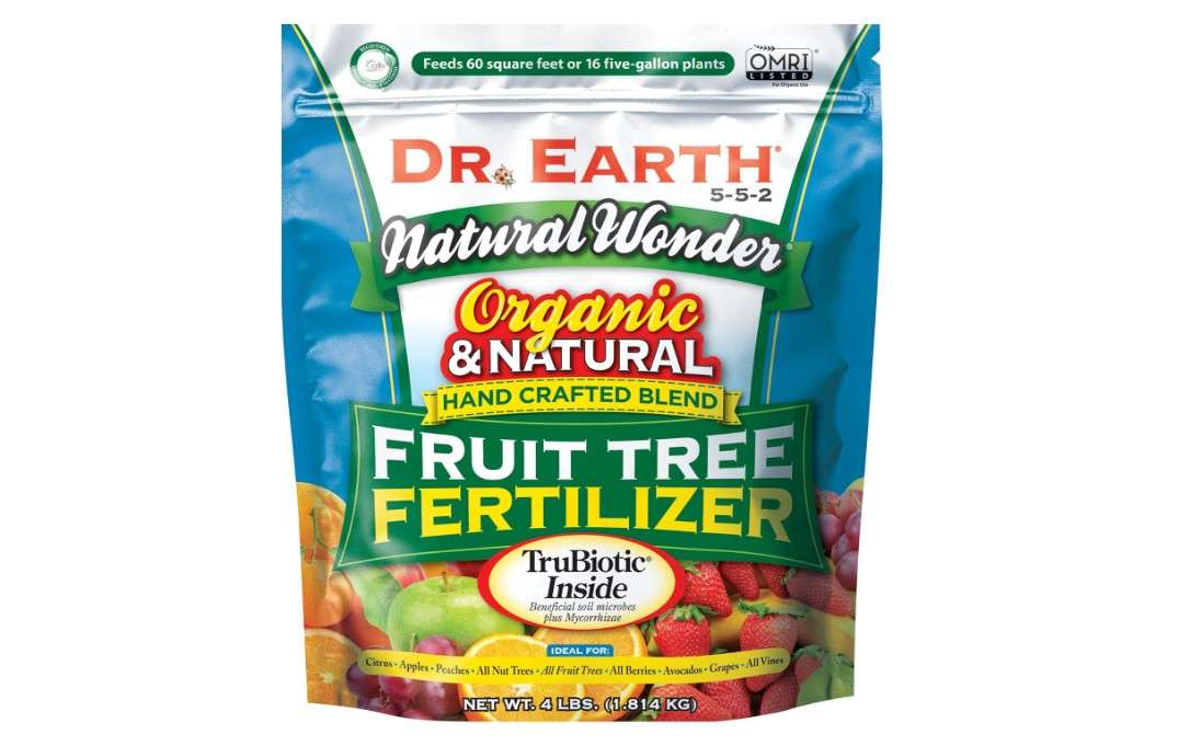  Dr. Earth 708P Organic 9 Fruit Tree Fertilizer In Poly Bag, 4-Pound