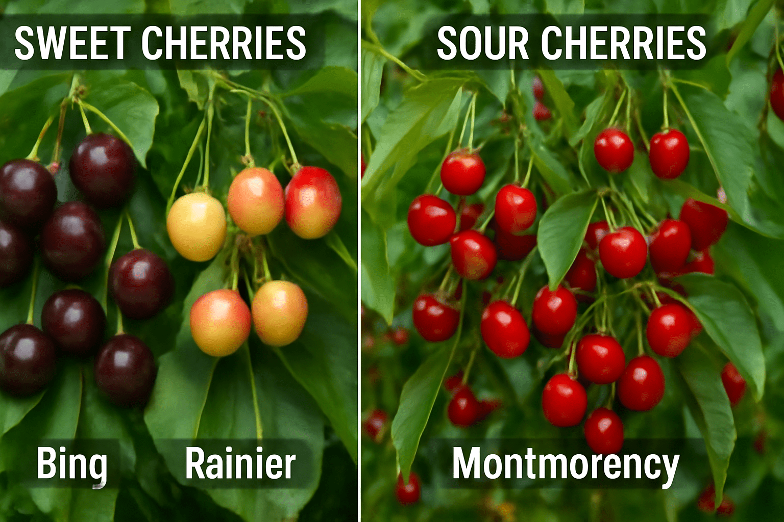 Sweet vs. Sour Cherries