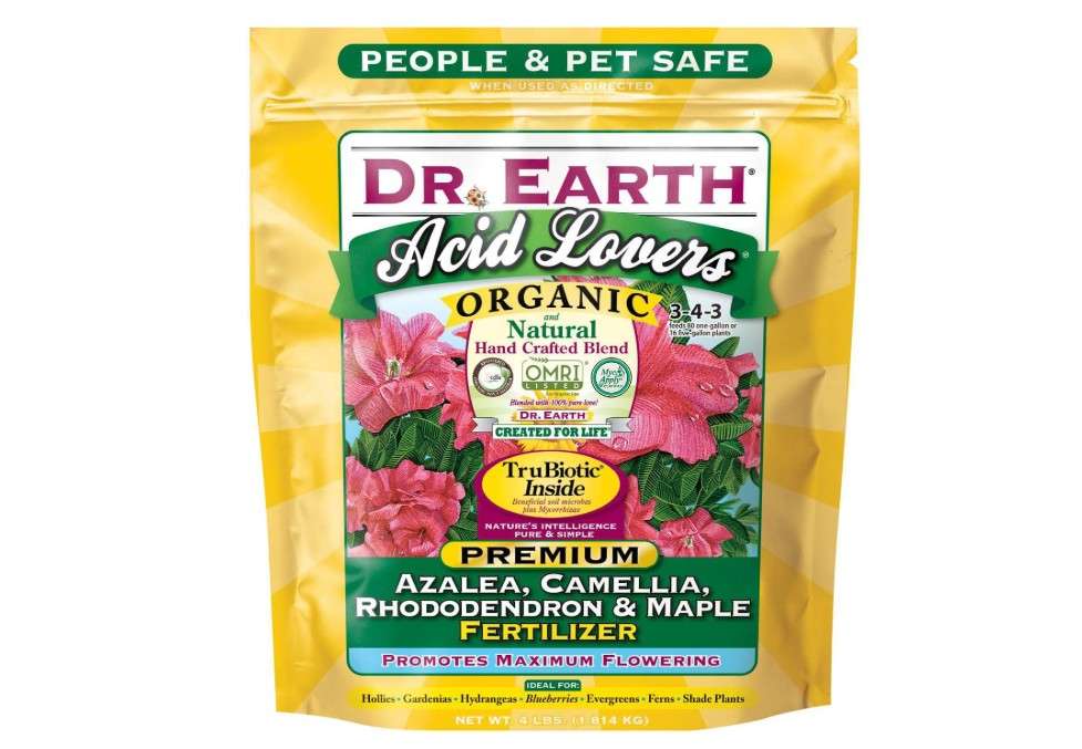  Dr. Earth Acid Lovers Azalea, Camellia, Rhododendron & Maple Fertilizer 4 lb
