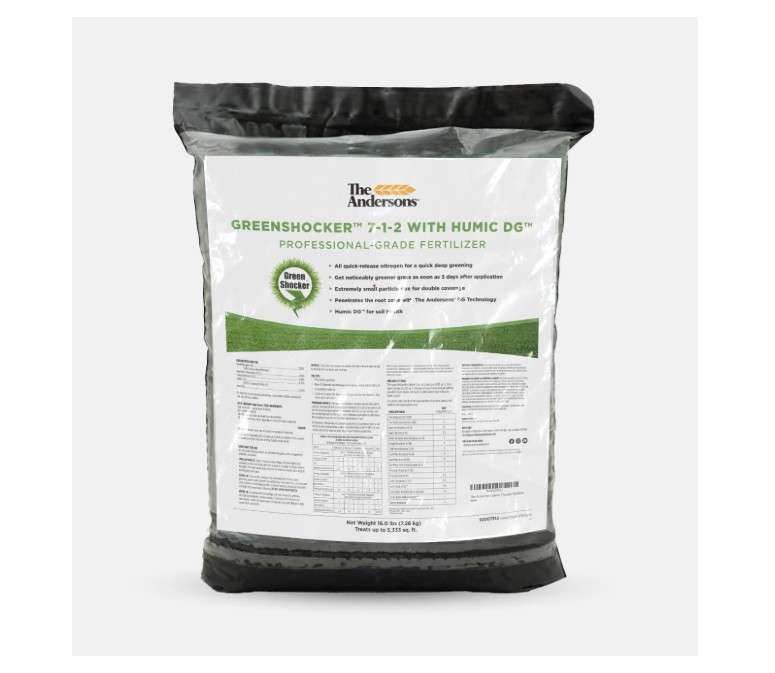  The Andersons Green Shocker 7-1-2 Fertilizer with Humic DG 16 lb Bag