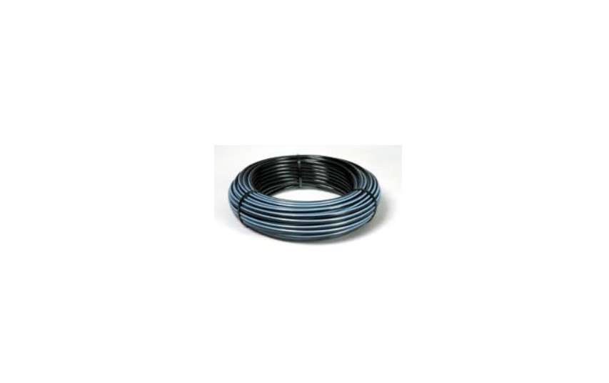 Toro Irrigation 5/8in Tubing Blue Stripe 100ft Coil, No Emitters