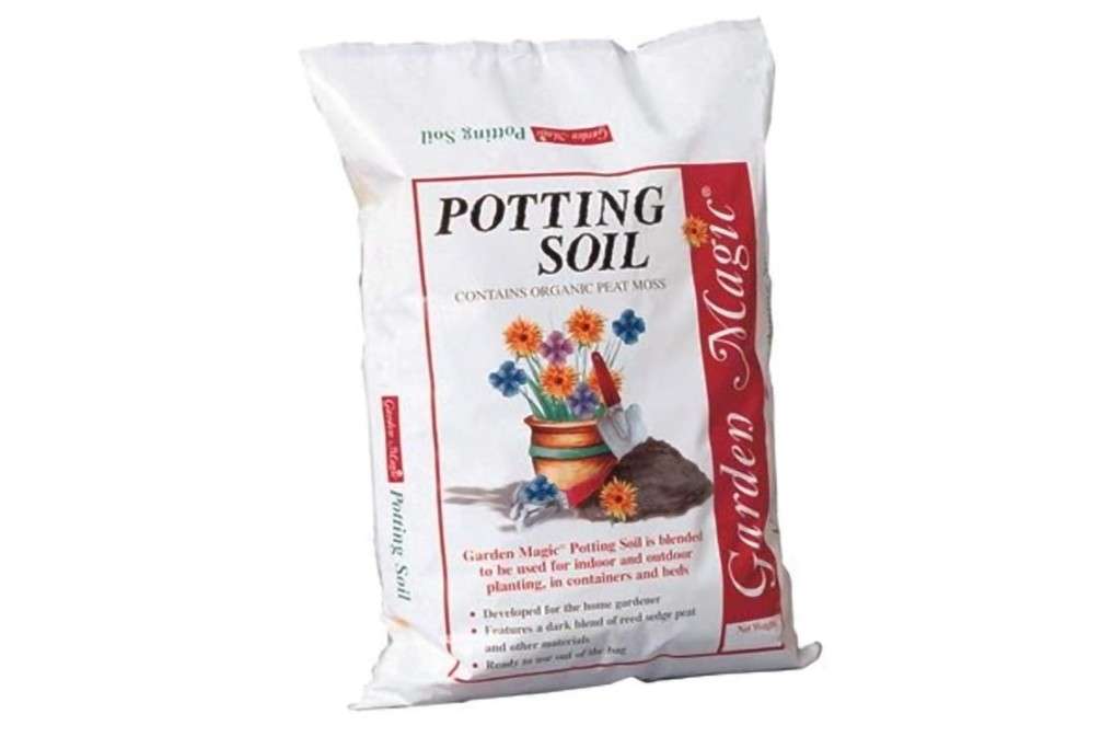  Michigan Peat Garden Magic All Purpose Potting Soil for Lawns, Gardens, and Raised Planting Beds with Reed Sedge, Peat, and Sand, 20 Pounds