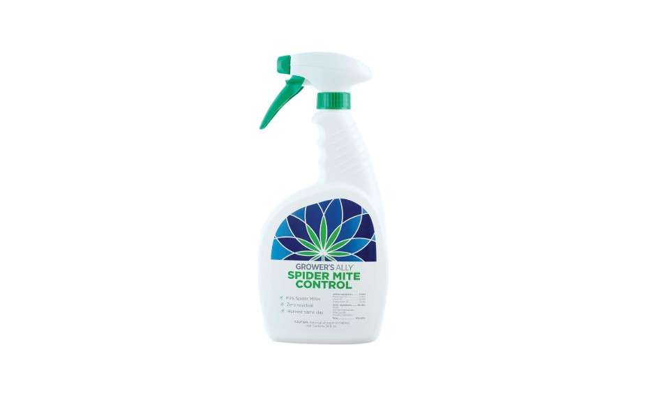  Grower's Ally Spider Mite Control Spray Ready to Use 24 oz | Natural Spider Mite & Insect Killer with Rosemary Oil - Trusted by Cultivators