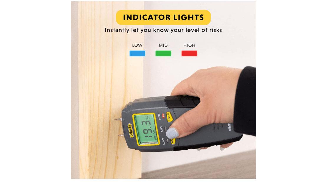 General Tools MMD4E Digital Moisture Meter