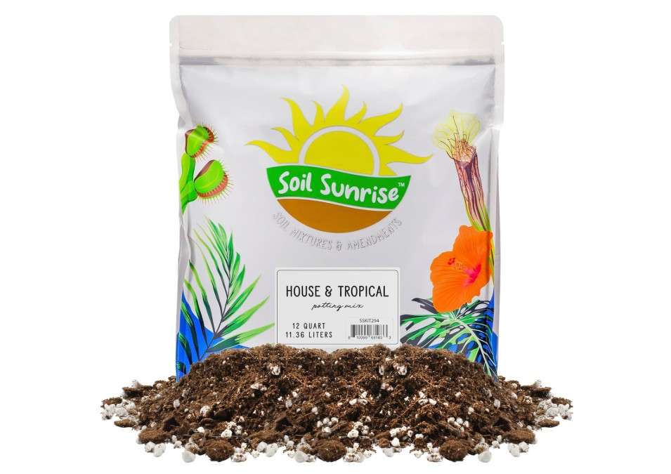 
Soil Sunrise Tropical House Plant Potting Mix (12 Quarts); for All Types of Indoor House Plants