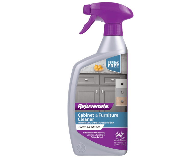 
Rejuvenate Cabinet And Furniture Cleaner Removes Dirt, Grime And Grease Buildup To Clean And Shine Cabinets And Furniture, 24 Ounces